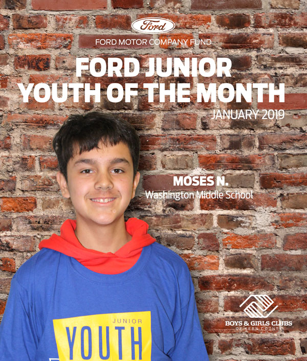 2019 JANUARY Youth of the Month Poster