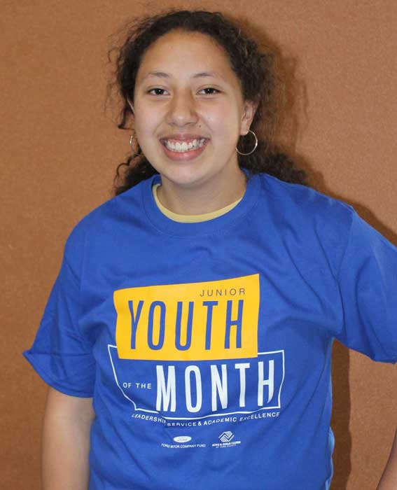 2019 March Youth of the Month Esmeralda